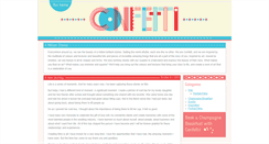 Desktop Screenshot of confettiblog.com